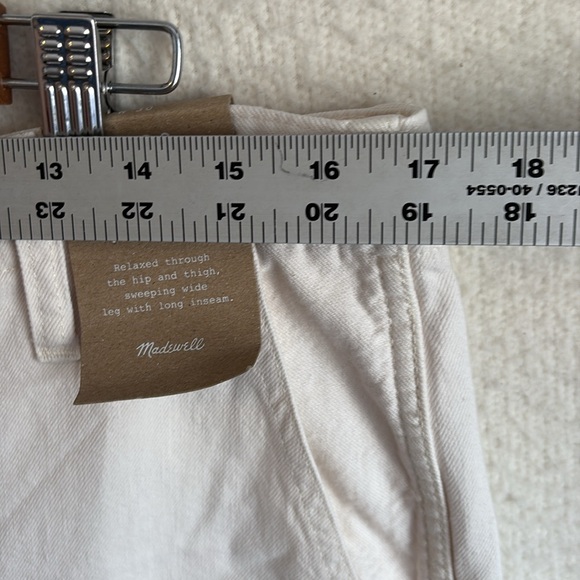 Madewell Wide Sweep Denim Trousers‎ Womens Size
30 Vintage Ivory - Picture 5 of 11